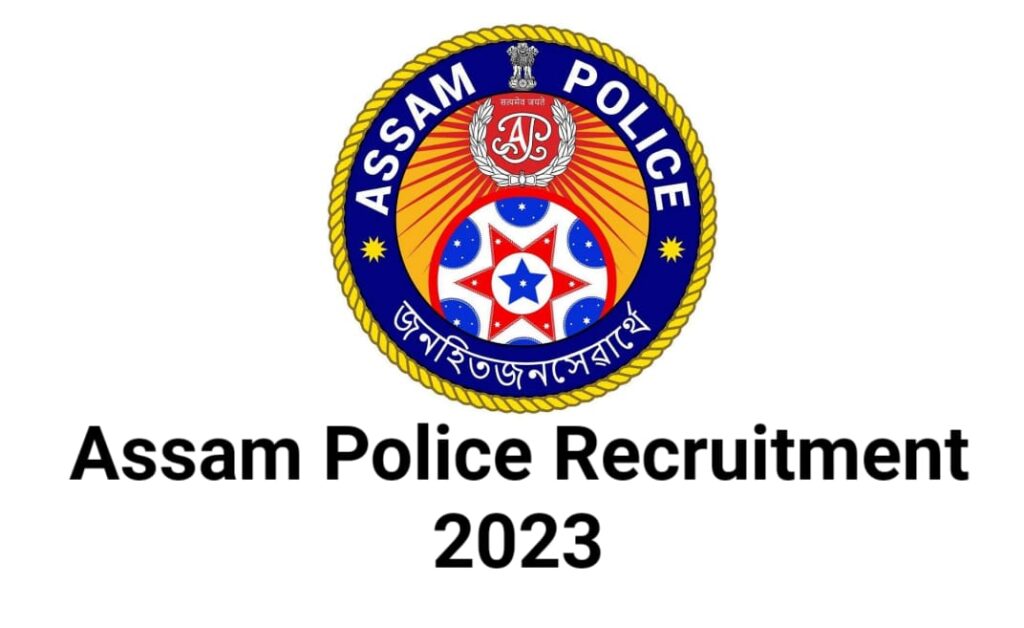 Assam Police recuitment 2023